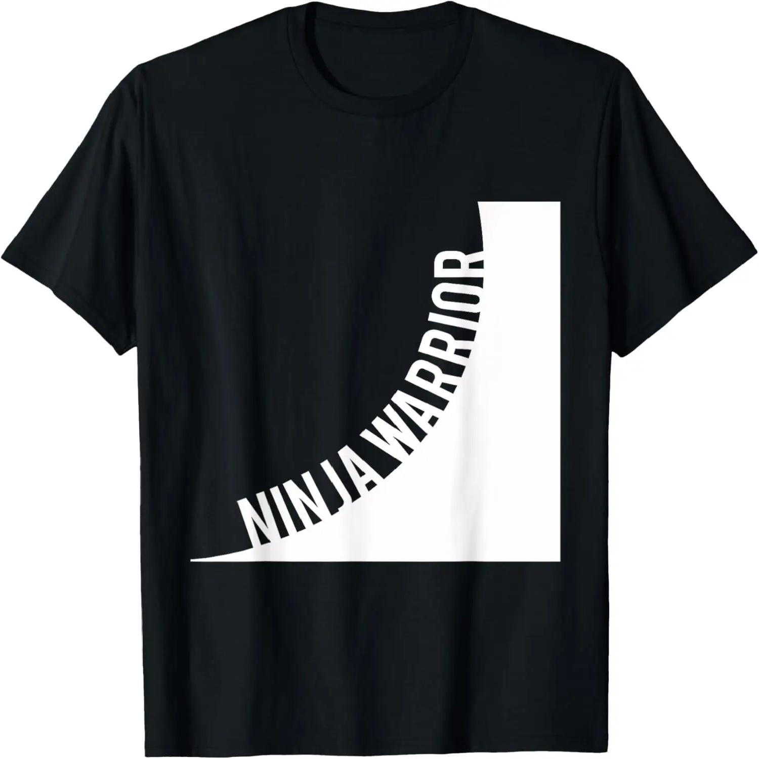 

Ninja Warrior Kids T-Shirt Warp Wall Birthday Party Shirt T-Shirt S чёрный