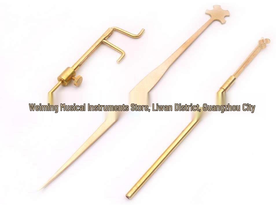 Violin & Cello Tool Set: Soundpost Hook, Clamp, Length Caliper