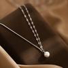 Minimalist Pearl Pendant Necklaces For Women Elegant Fashion New Jewelry Accessory Gift Party Collares Para Mujer