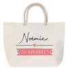 Beach Bag - PLANETEE - Noémie On Holiday - Cotton - Rope Handles - Large Capacity