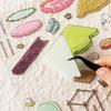 Chinese style 3D Three-dimensional scene stickers Adhesive Diy Decorative Labels  Diary Album Stationery Scrapbooking material