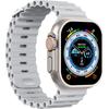 Silicone Strap for Apple Watch 1/2/3/4/5/6/7/8/9/10/11/SE Ultra 1/2/3 42/44/45/46/49mm, Gray