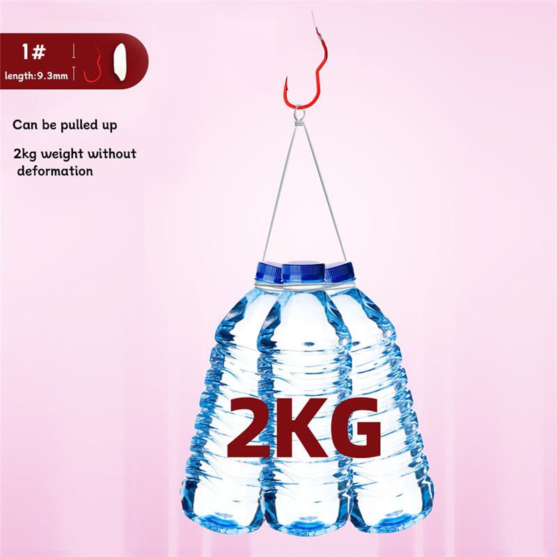 Hameçon de pêche en acier à haute teneur en carbone, taille 0,5 #-13 #12 pièces/paquet, hameçon à bascule automatique en barbelé pointu pour la pêche à la carpe