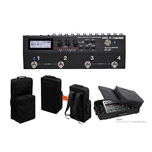 

Multi Effects Switcher style carrying case BOSS/MS-3 [Backpack included! ! ] чорний
