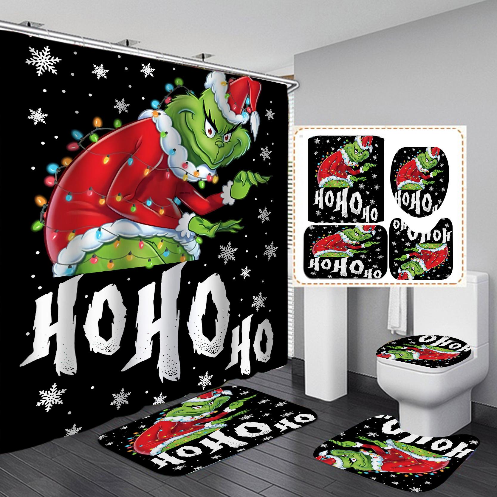 Американская ванная комната занавеска для душа водонепроницаемая туалет занавеска для душа без проколов 165X180-360g