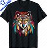 Indigenous Heritage Colorful Feathers Indian Native American TShirt Best Selling Four Seasons Unisex Indianer Motorcycle TShirt