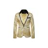 [Baestappy] Party Tuxedo, MC, Dance Costume, Year-End Party, New Year's Party, Stage Essential, Men's Sequin Prom Party Formal, Glamorous Shiny