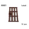 1x4x6 Door Frame Smart Windows 10pcs 60596 60616 60803 57894 60623 60621 92589 MOC Parts House Building Block Model Accessories