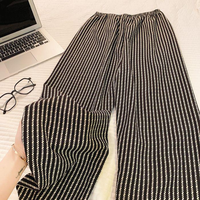 Women's Plus Size Bubble Cotton Pajama Pants - Lightweight, All-Season Strolling Wear