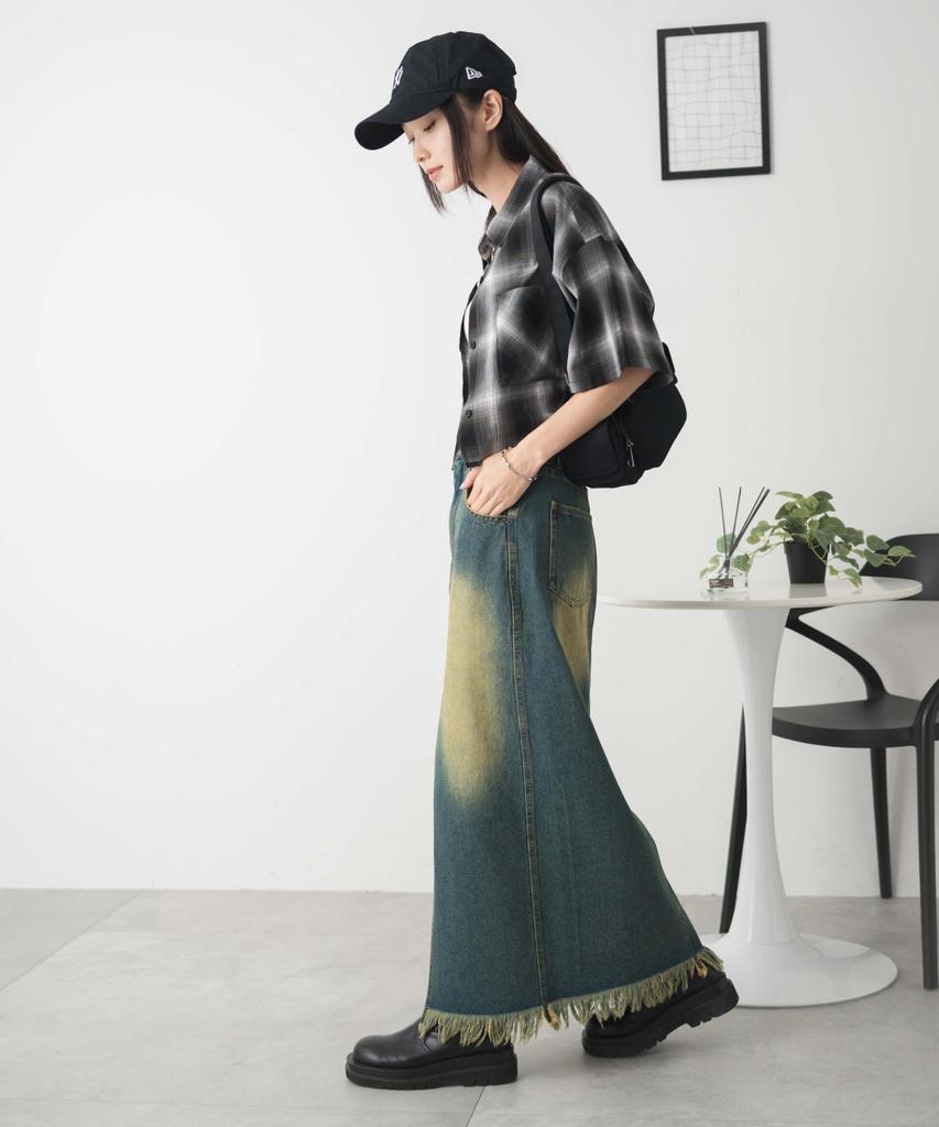 Ombre Check Short Short Sleeve Check Short Summer Short Black Check 1 [WEGO] Shirt, Shirt, Length, Clothing, Tops, Clothes, Check, Shirt, Street,