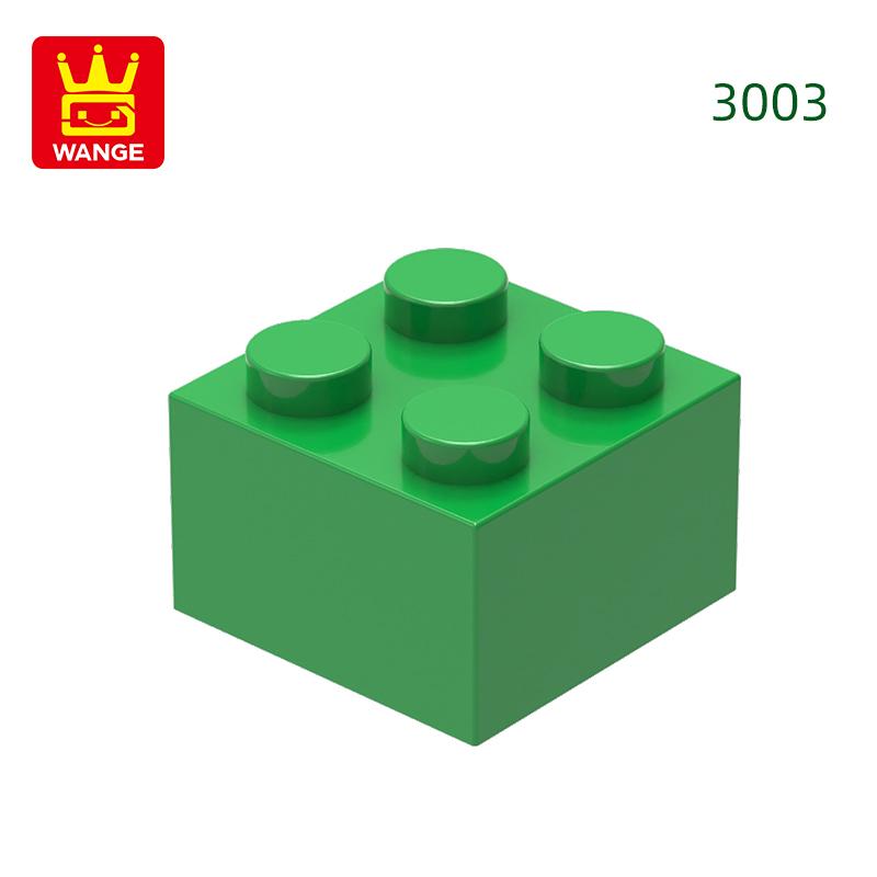Non-Toxic 77Pcs/Lot 3003 2X2 High 4-Hole Building Blocks Moc Color Parts Compatible With Bricks Diy Children Toy Assembly Gift Box
