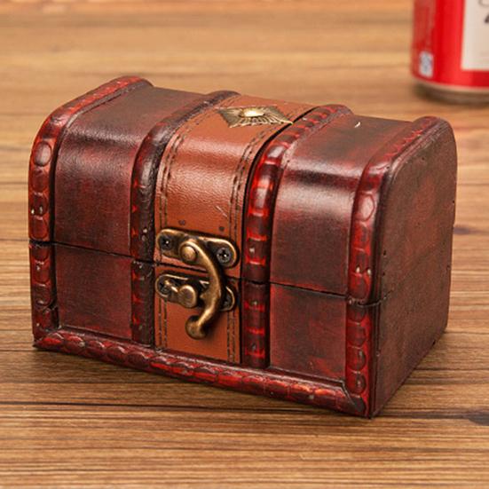 Mücevher Kutusu Kullanışlı Yerden Tasarruflu Ahşap Yüzükler için Harika Saklama Kutusu