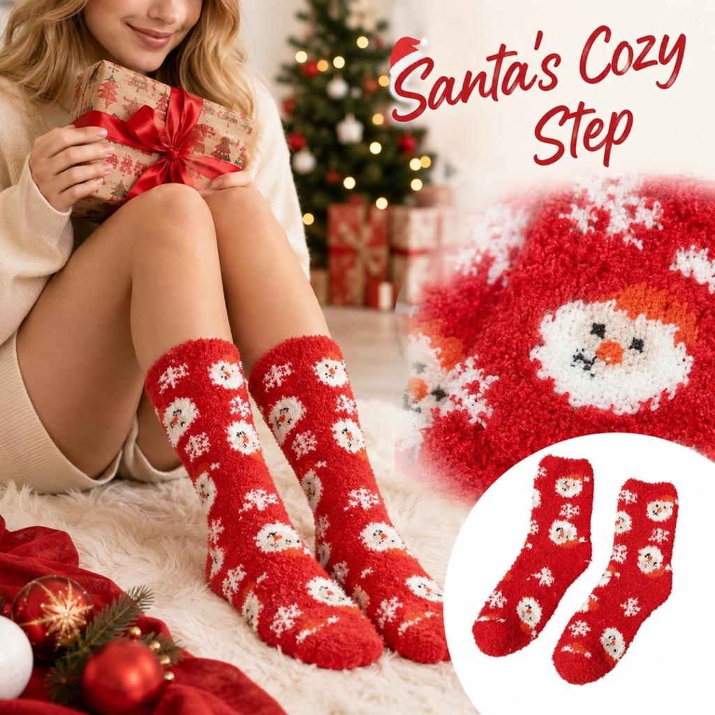 Women's Christmas Mid-Calf Socks with Christmas Tree Pattern, Festive Holiday Socks for Women, Novelty Winter Sock for Daily Wear and Gift Exchange