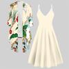 3D  Printed  Set Dress Coat ,  Single Color, Diverse Shapes  Fashion Print,suitable for Various Scene Fashion Styles