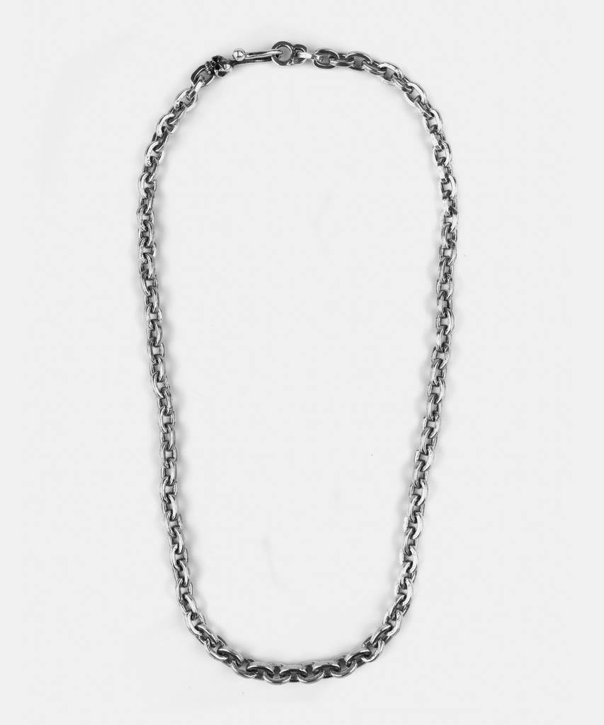 Sheen666 578 Silver Necklace Skull Hook
