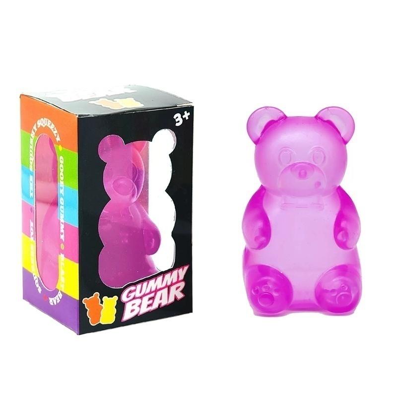 Needoh Jellyfish Octopus Decompression Toy Gummy Bear Rabbit Ultra Soft Non-toxic Relieve Emotional Stress Anxiety Fingertip Toy