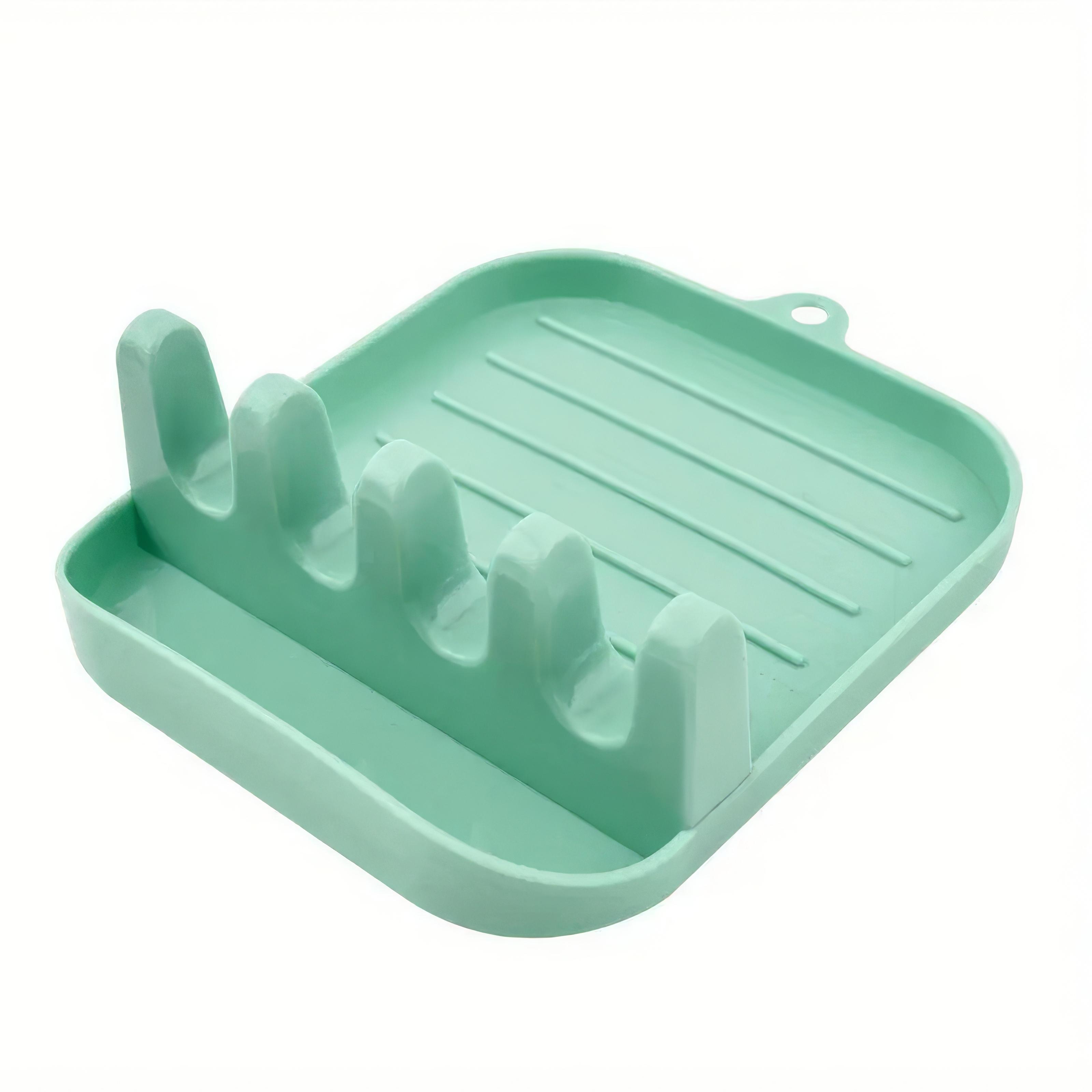 

1 Green Cutlery Rack, Dish Drain Rack, Suitable for Busy Families, Compact Countertop Storage Rack, Multifunctional Storage Use One Size