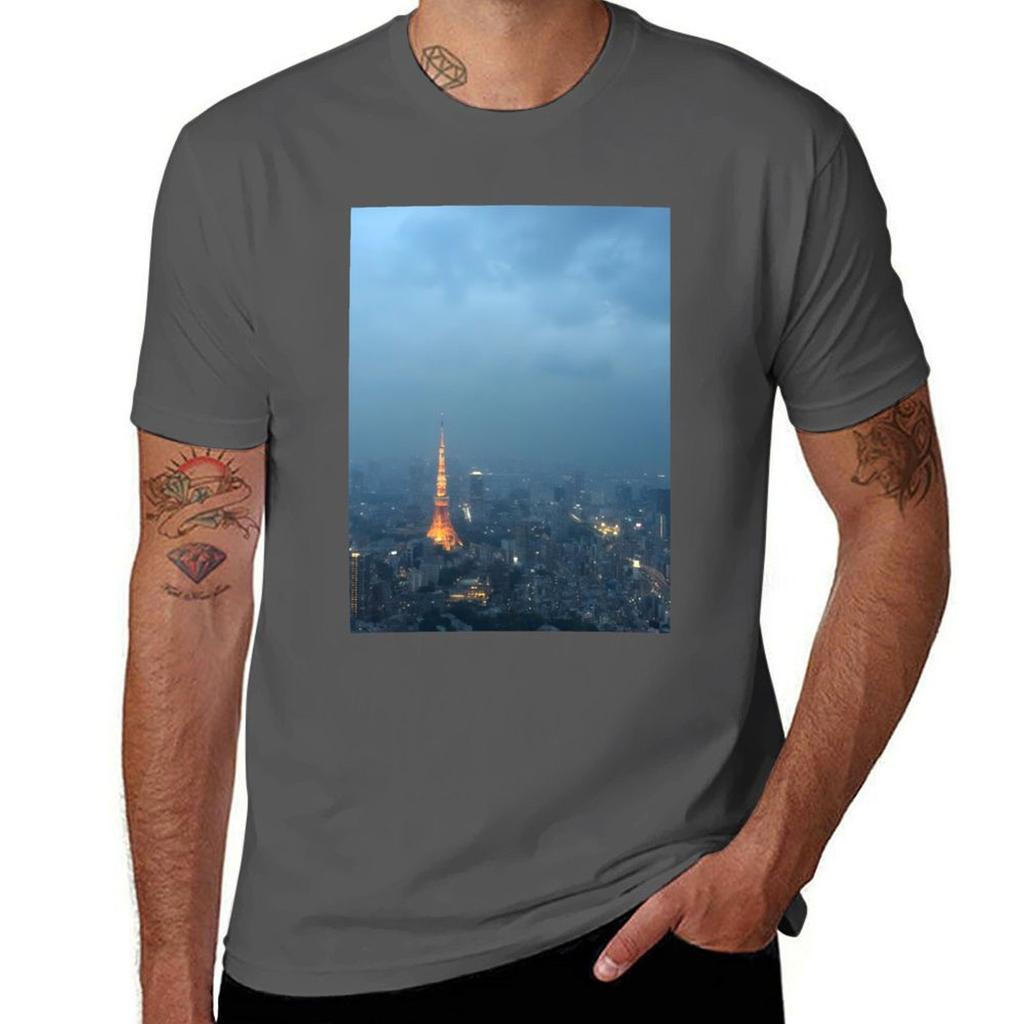 Tokyo Tower At Night Tshirt Unisex T Shirt Cotton Unisex T Shirt Graphic Tshirt