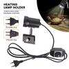 Pet Heating Lamp Holder E27 UVB/UVA Light Bulb Holder Aquarium Lighting Infrared Ceramic Heat Emitter Reptile Pet Supplies
