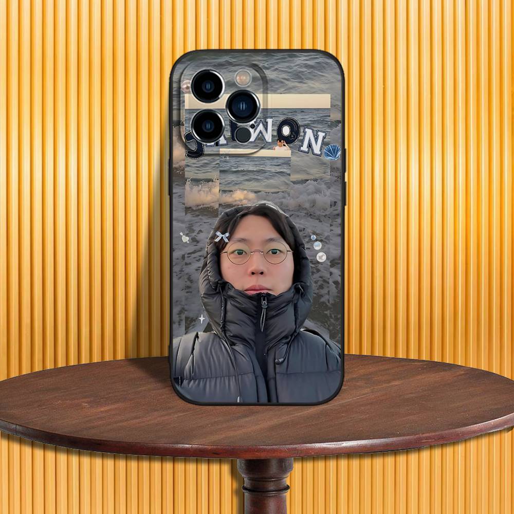 J-Jaewon Roh J-Jae W-Won Handyhülle Für iPhone 16,15,14,13,12,11,Pro,Max,Plus,X,XS,SE4,E,Mini,Weiche Schwarze Hülle