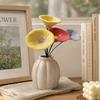 5 Pcs Flower Shape Bee Water Dispenser Portable Design Handmade Porcelain Ceramic Ornament Easy To Use