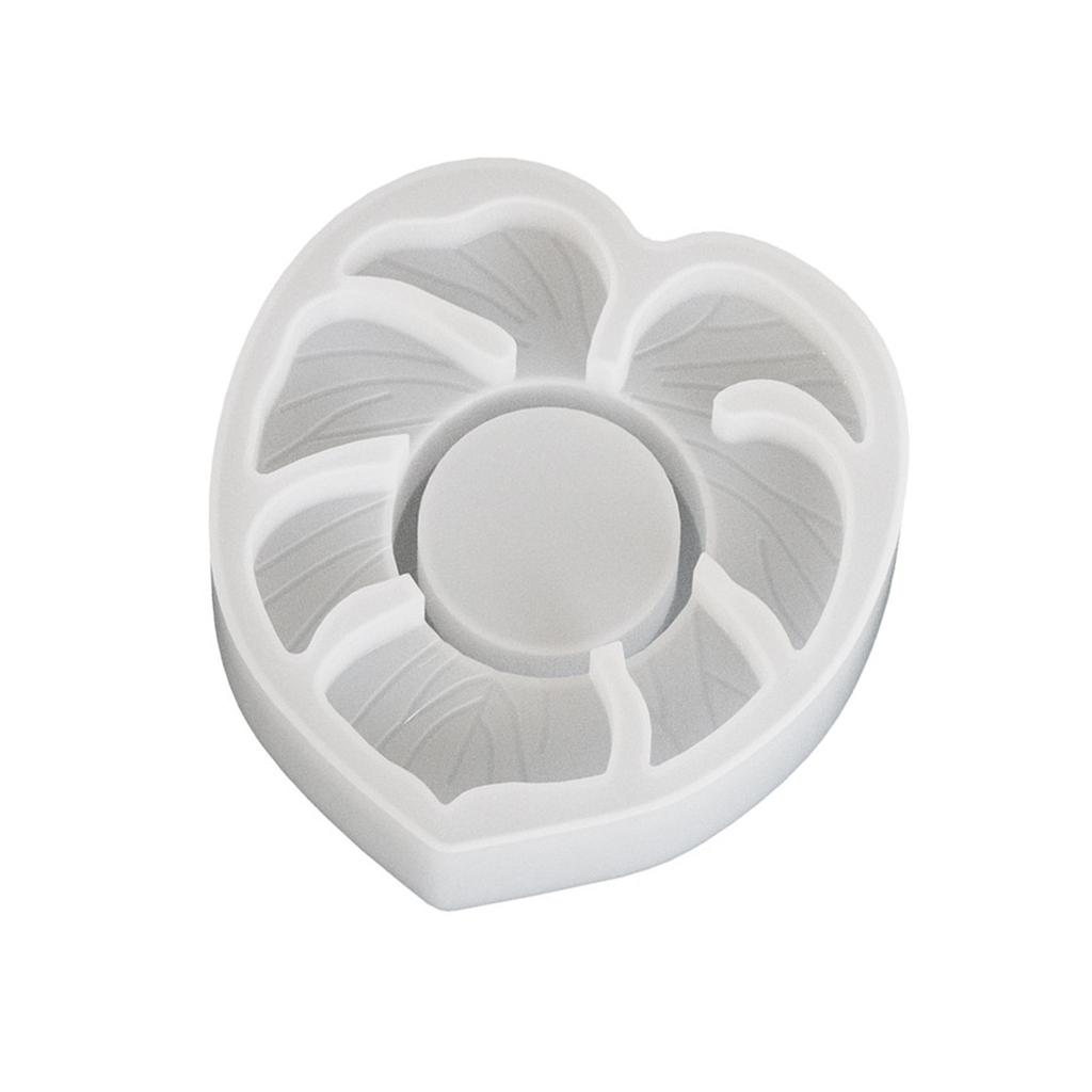 Roztomilost Rostlinné svícny Formy Silikonové Řemeslné Formy Tvar Listu Formy na Základnu Svíček Silikonová Textura pro Řemesla