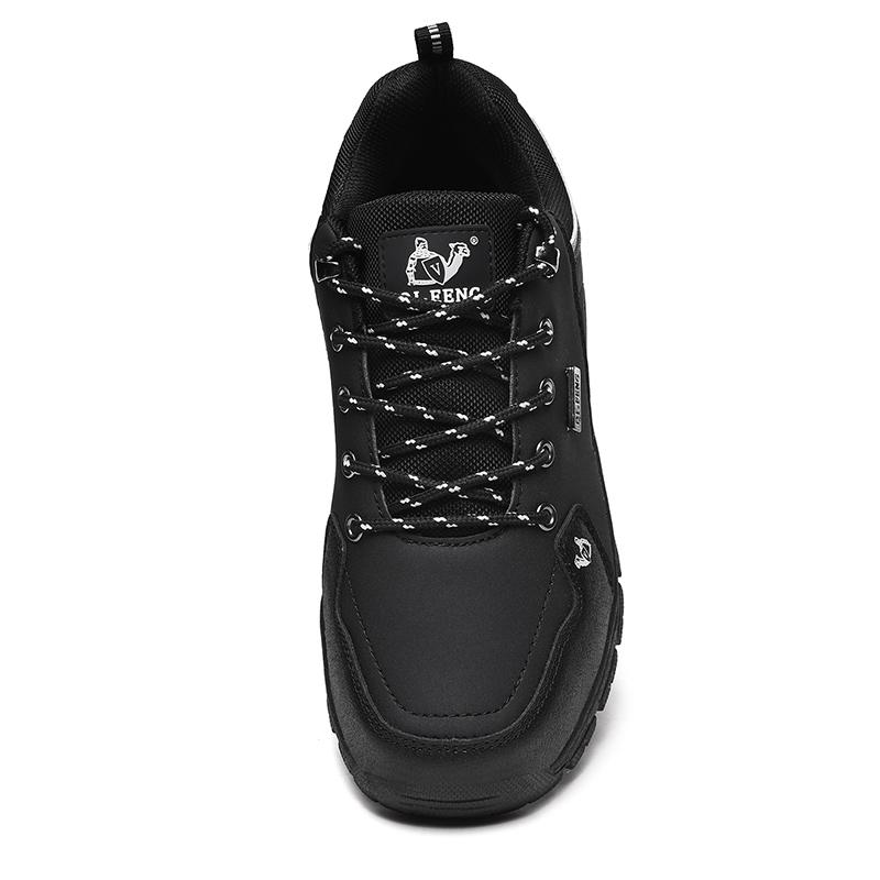 High Quality Leather Hiking Shoes Durable Outdoor Sport Men Trekking Leather Shoes Lace-Up Climbing Hunting Sneakers