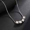 Elegant Pearl Necklace: Trendy, High-End Titanium Steel Clavicle Chain for Women