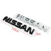BYRDVE1 ABS Car Rear Trunk Bumper Emblem Letter Sticker for Nissan Tiida Sylphy Teana X Trail T30 Leaf T32 Almera Qashqai J10
