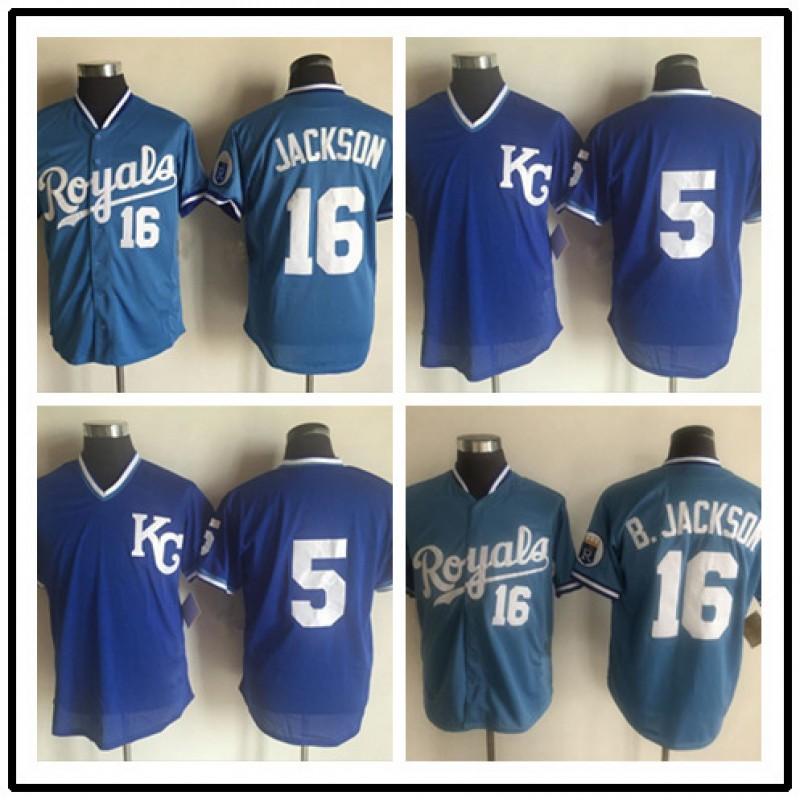 Vintage Kansas City Royals Baseball Jersey Unisex Embroidered Sport Top Cotton Blend Fall Wear