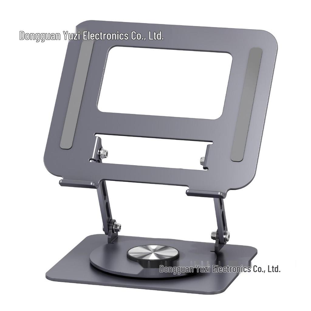 Adjustable Rotating Metal Laptop Stand with Cooling Rack