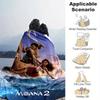 1pc, Moana 2 Movie Poster Blanket Home Decor, Couch Throw, Outdoor Blanket, Gift for Fans, Coverlet Suitable for Bedroom, Living Room