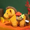 Horse Plush Doll New Year Decoration Soft Lucky Horse Mascot Desk Car Decor for Spring Festival
