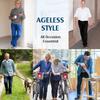 Klassische gerade schmale Stretch-Jeans für ältere Männer