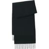 Fluffy Wool 35 X 180cm Scarf, Unisex, Adult, DD0IOA5A, Black,