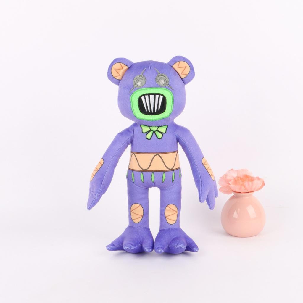 BOKKIE Demo Plush Purple Toothed Terrifying Bear Plush Toy Doll