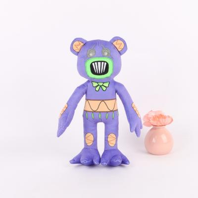 BOKKIE Demo Plush Purple Toothed Terrifying Bear Plush Toy Doll