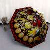 Keyblade Warrior Stained Art PrintUmbrella, Portable 3-Fold Compact Umbrella for Men & Women Gift
