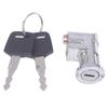 Universal Battery Chager Mini Lock With 2 Keys For Motorcycle Electric Bike