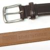 [Edwin] Belt 30mm 116cm Made In Japan Cowhide Leather Hand-painted Feather 0111172