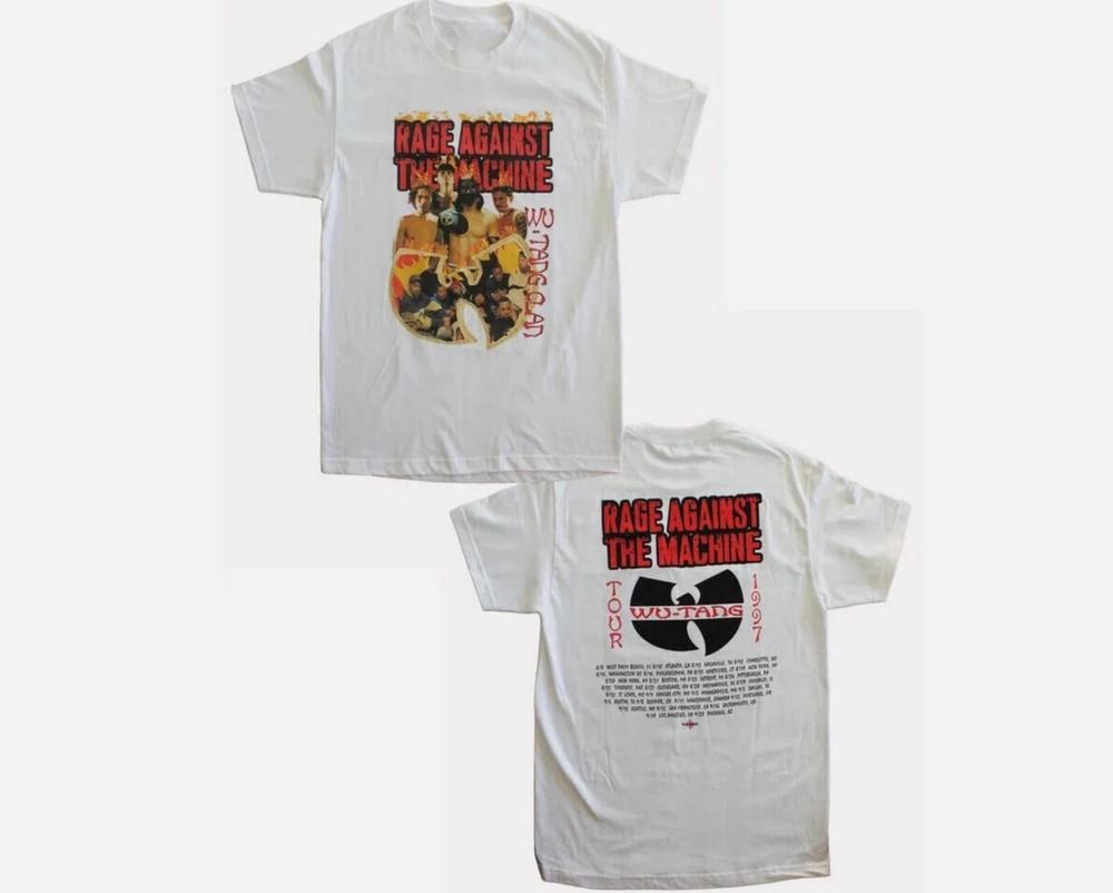 

VTG 1997 Tour Rage Against The Machine Shirt White Unisex S-5XL Unisex T-Shirt M