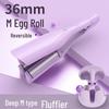 36mm M-Shaped Big Wave Hair Curler - Gentle No-Damage Triple-Tube U-Shaped Design for Water Ripple Waves