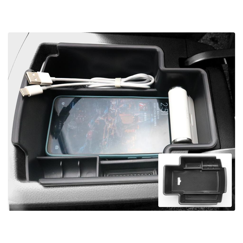 LFOTPP Car Central Storage Box for Korando    2022 Non-slip Rubber Armrest Storage Box Auto Interior