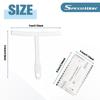 SPEEDWOX Guitar Radius Gauge Set String Action String Height Scale Pocket Size Stainless Steel Radius Measurement for Guitars with Storage Strap