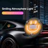 300mAh Smile Ambient Light Solar Powered Neon Light Car Decoration Rear Windshield Atmosphere Lights Car Accessories