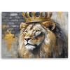 Canvas Print, Lion King Crown