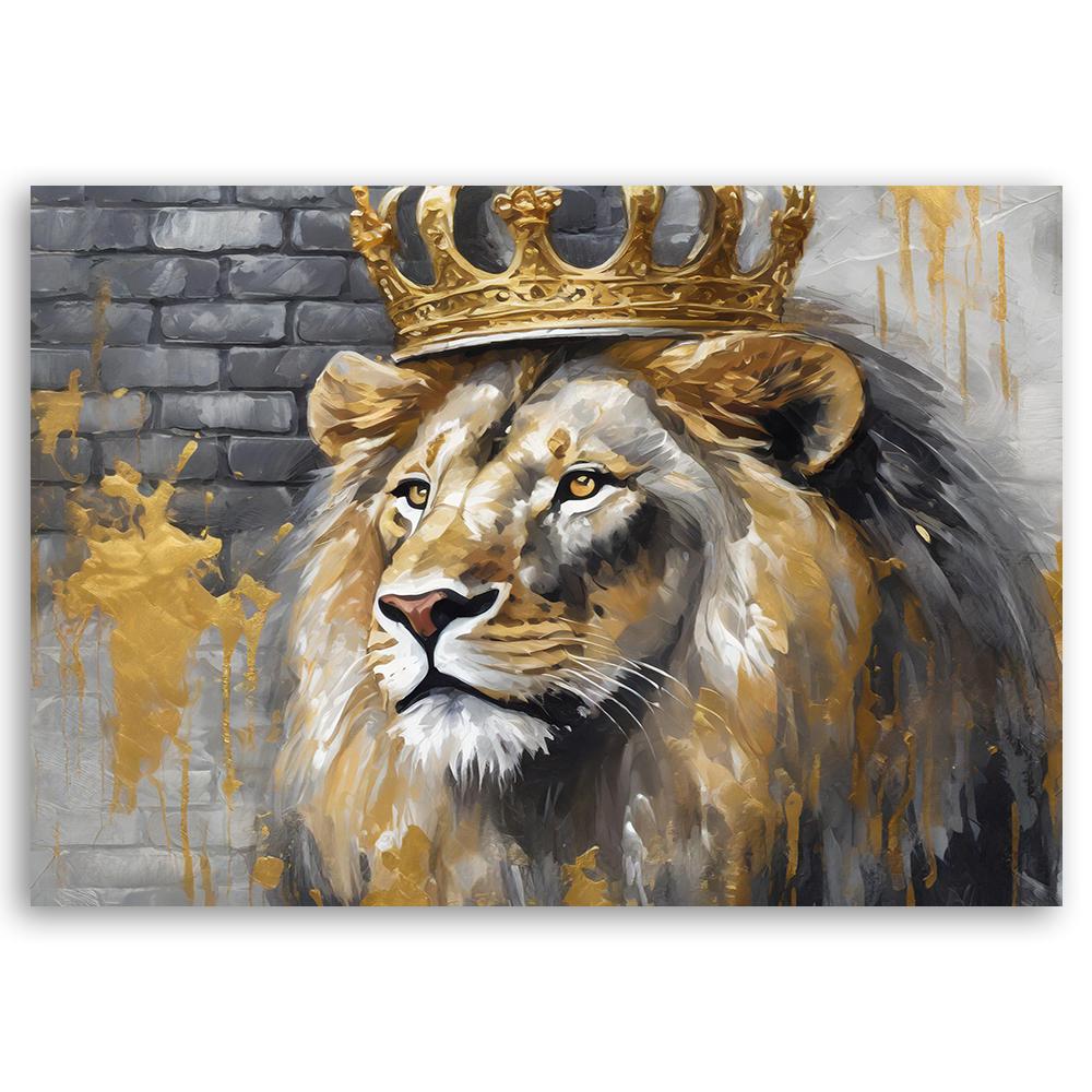 Canvas Print, Lion King Crown