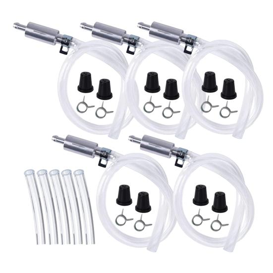 Motorrad Bremsenentlüftungskit mit Düsenkappe Universal Hydraulik Bremsflüssigkeit Entlüfter