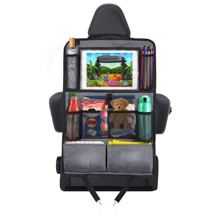 Organisateur Siège Auto AiQInu Pliable - Rangement Voiture Enfants Jouets Snacks