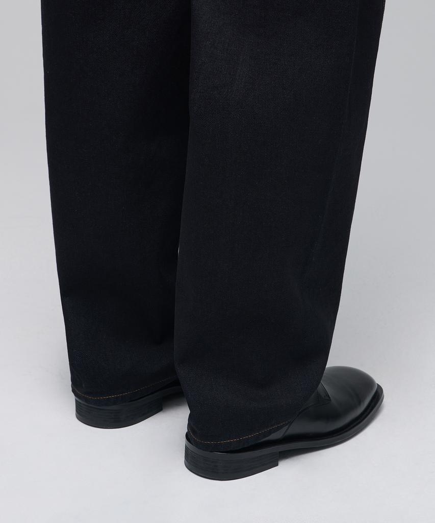 MUSINSA STANDARD Twist Semi-Balloon Denim Pants [Deep Indigo]